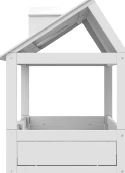 Lifetime Montessori Beachhouse Bett 90x200cm mit Premium Rollboden weiß lackiert