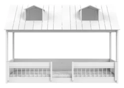 Lifetime Montessori Beachhouse Bett 90x200cm mit Premium Rollboden weiß lackiert
