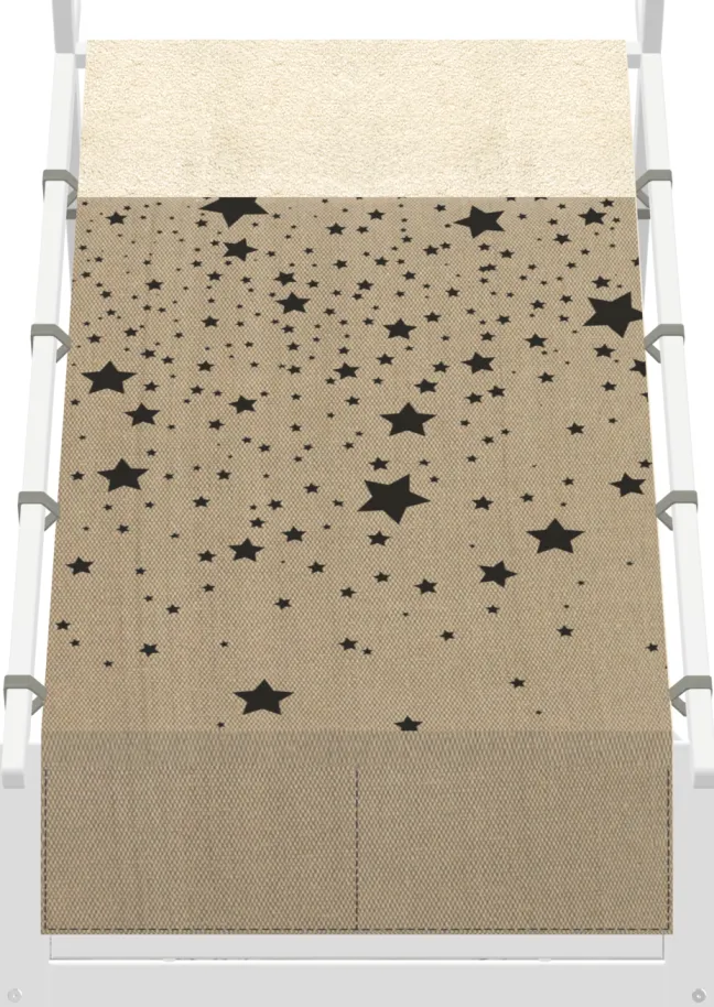 Lifetime Montessori Tipibett Over the Moon 90x200cm mit Rollboden weiß lackiert