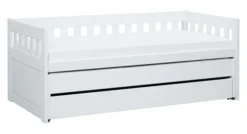 Lifetime Norden Kojenbett 90x200cm mit Rollboden weiß lackiert