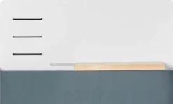 Lifetime Rückwand mit Tablet Halter weiß für Holzschreibtisch 320 Sale
