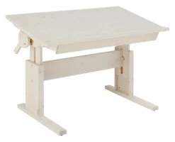 Lifetime Schreibtisch 120cm höhenverstellbar/schrägstellbar whitewash