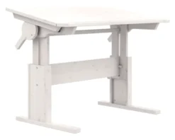 Lifetime Schreibtisch 120cm höhenverstellbar/schrägstellbar whitewash