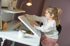 Lifetime Schreibtisch Ergo left-up elektrisch verstellbar inkl. Schublade