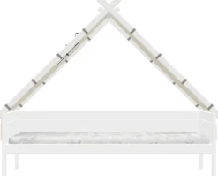 Lifetime Tipibett Over the Moon 90x200cm mit Rollboden weiß lackiert
