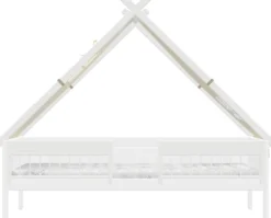Lifetime Tipibett Surf 90x200cm mit Rollboden und Absturzsicherung weiß lackiert