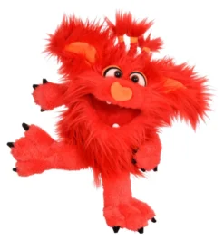 Living Puppets Handspielpuppe Schnute (rot mit Zöpfen) Monster to go !