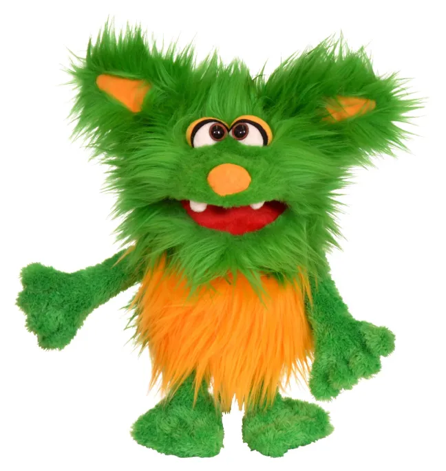 Living Puppets Handspielpuppe Schotter (grün gelb) Monster to go !