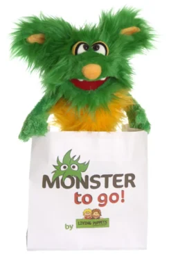 Living Puppets Handspielpuppe Schotter (grün gelb) Monster to go !