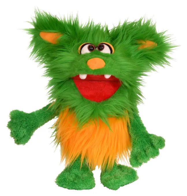 Living Puppets Handspielpuppe Schotter (grün gelb) Monster to go !