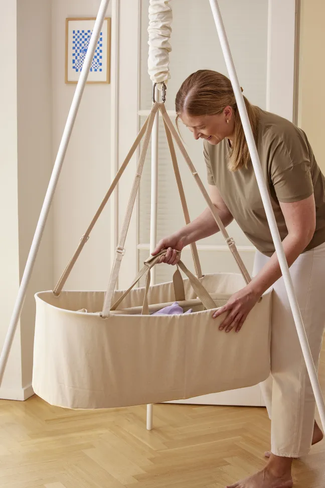 Membantu® Babywiege/Federwiege natur