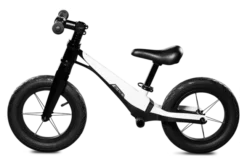 Micro Laufrad Balance Bike deluxe pro schwarz/weiß Sale