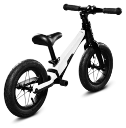 Micro Laufrad Balance Bike deluxe pro schwarz/weiß Sale