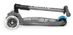Micro Scooter Maxi Micro Deluxe Foldable LED Volcano Grey