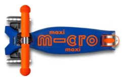 Micro Scooter Maxi Micro Deluxe Foldable neon LED blaze orange