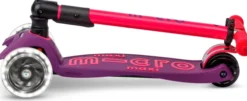 Micro Scooter Maxi Micro Deluxe Foldable neon LED ultra pink