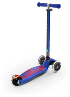 Micro Scooter maxi micro Deluxe LED blue