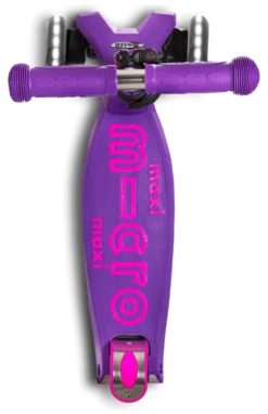 Micro Scooter maxi micro Deluxe LED purple