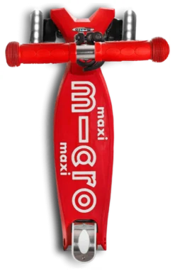 Micro Scooter maxi micro Deluxe LED rot