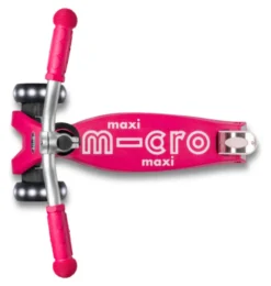Micro Scooter maxi micro deluxe pro LED pink