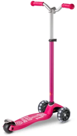 Micro Scooter maxi micro deluxe pro LED pink