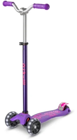 Micro Scooter maxi micro deluxe pro LED purple