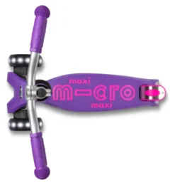Micro Scooter maxi micro deluxe pro LED purple