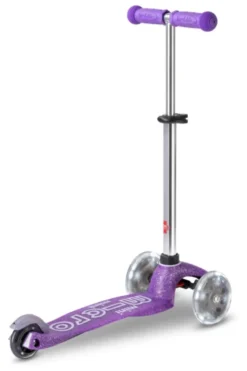 Micro Scooter mini micro deluxe fairy glitter LED purple