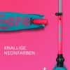 Micro Scooter Mini Micro Deluxe Foldable Neon LED Marine Pink