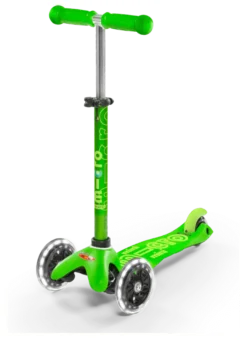 Micro Scooter mini micro Deluxe LED grün
