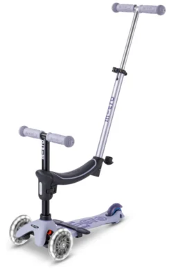 Micro Scooter mini micro Deluxe Rock & Go LED lavender mist