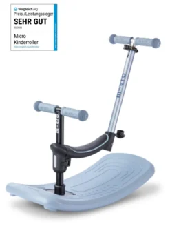Micro Scooter mini micro Deluxe Rock & Go LED ocean slate