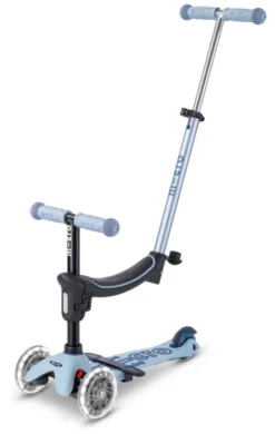Micro Scooter mini micro Deluxe Rock & Go LED ocean slate