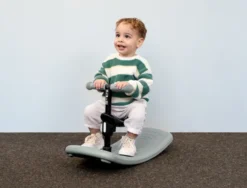 Micro Scooter mini micro Deluxe Rock & Go LED olive sage