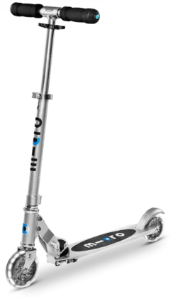 Micro Scooter Sprite LED silber matt
