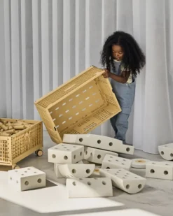MODU® Aufbewahrungsbox / Spielzeugbox gelb