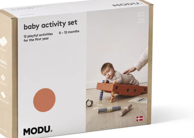 MODU® Baby Activity Set orange/hellgrün