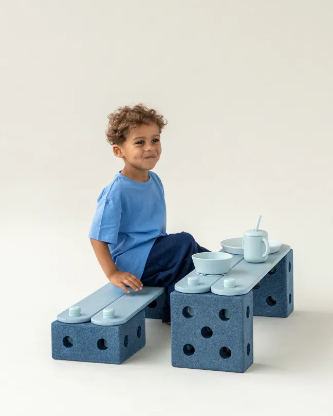 MODU® Balancier Set Balance Track dunkelblau/hellblau