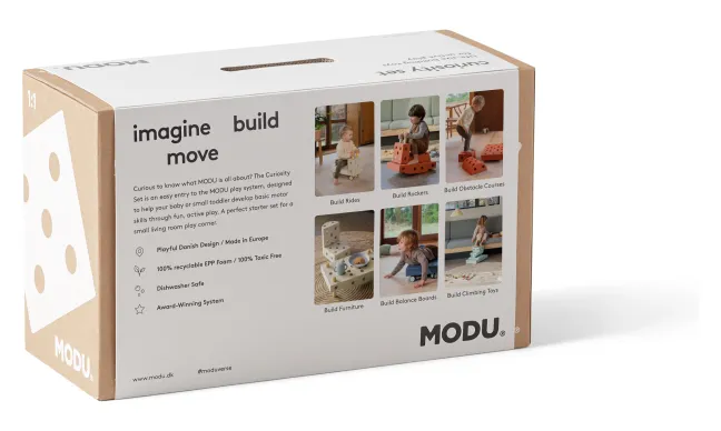 MODU® Curiosity Set Konstruktionsspielzeug orange/hellgrün