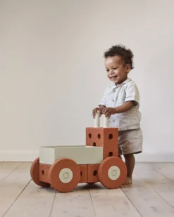 MODU® 3in1 Lauflernwagen orange/hellgrün