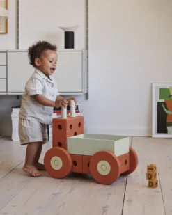 MODU® 3in1 Lauflernwagen orange/hellgrün