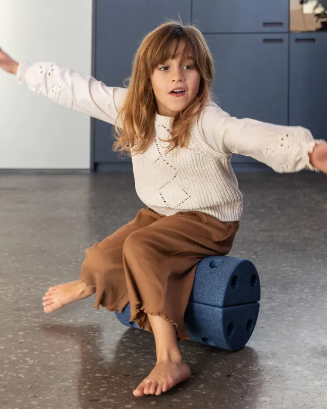 MODU® Kinderstuhl dunkelblau/hellblau