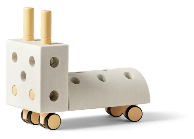 MODU® Tiny Ride Rutschfahrzeug sand/gelb