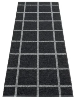 Pappelina Teppich Ada Black/Granit Metallic 70 x 225 cm ADX722 Sale