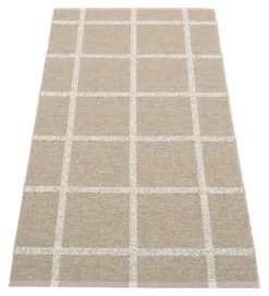 Pappelina Teppich Ada Dark Linen/Stone Metallic 70 x 150 cm AD9G715 Sale