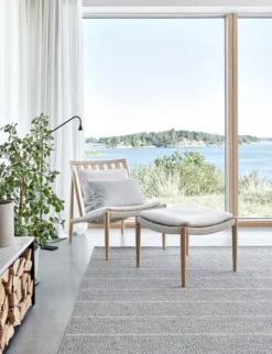Pappelina Teppich Belle Concrete 60 x 125 cm BE9C612