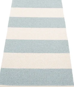 Pappelina Teppich Bob Blue Fog Vanilla 70 x 150 cm BO3H715