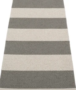 Pappelina Teppich Bob Charcoal Linen 70 x 150 cm BO9A715