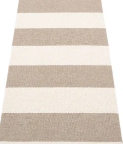 Pappelina Teppich Bob Mud Vanilla 70 x 150 cm BO6B715