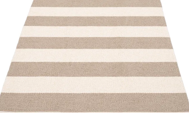 Pappelina Teppich Bob Mud Vanilla 140 x 180 cm BO6B418
